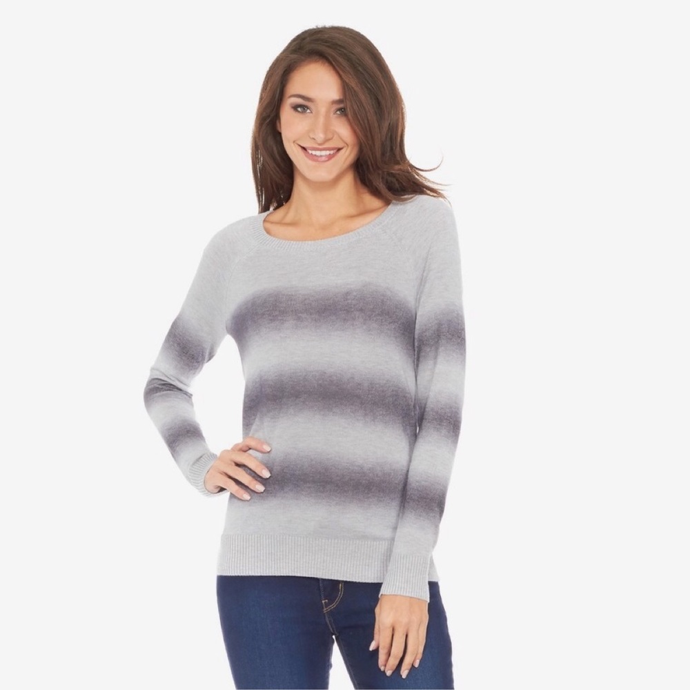 Olive & Oak Ombre Stripe Sweater
